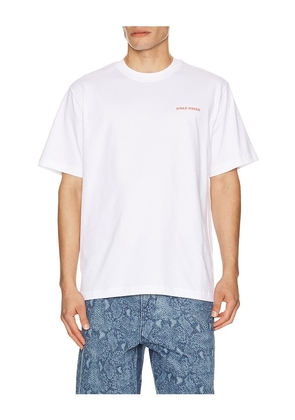 Daily Paper Safari Rally T-shirt in White. Size L. Also in S, M, XL/1X.