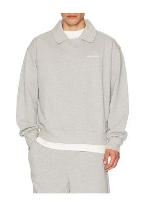 Daily Paper Oversized Dias Sweatshirt in Grey. Size L. Also in S, M.