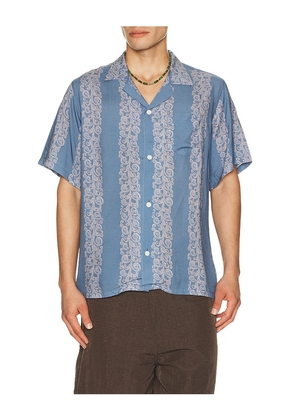 Bather Coral Fiesta Printed Camp Shirt in Multi. Size L. Also in S, M, XL/1X.