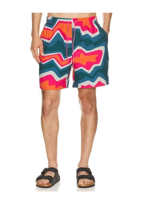 By Parra Gem Stones Swim Shorts in Multi. Size L. Also in S, M, XL/1X, XXL/2X.
