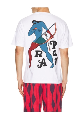 By Parra Atalanta T-Shirt in White. Size L. Also in S, M, XL/1X, XXL/2X.