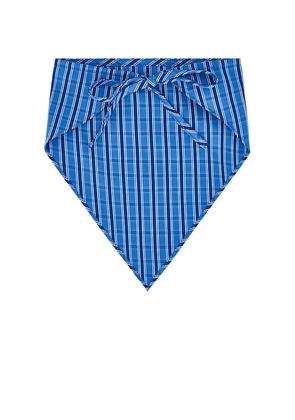 FAITHFULL Lucia Head Scarf in Blue.