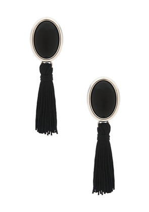 Julietta Jude Earrings in Black.