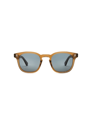 Garrett Leight Ace Sun in Brown.