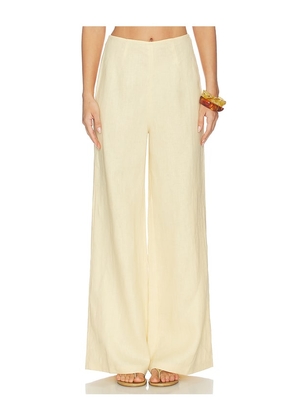 FAITHFULL Kortez Balloon Pant in Yellow. Size L. Also in S, XS, M, XL.