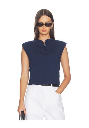SIMKHAI Nessie Sleeveless Top in Navy. Size M. Also in XS, S.