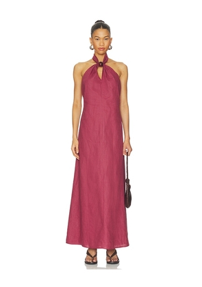 FAITHFULL Lourdes Maxi Dress in Blush. Size L. Also in S, XS, M.