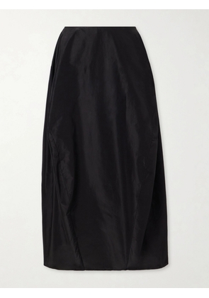 The Row - Galyra Cotton And Silk-blend Taffeta Maxi Skirt - Black - US0,US2,US4,US6,US8,US10,US12