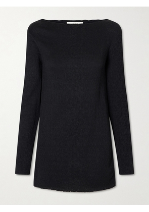The Row - Ozma Pleated Silk Top - Black - xx small,x small,small,medium,large,x large