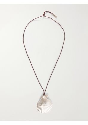 Loren Stewart - Sea Chalice Sterling Silver And Leather Cord Necklace - One size
