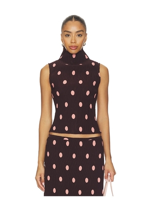 LIONESS x REVOLVE Ford Top in Burgundy. Size L. Also in S, XXS, XS, M, XL.