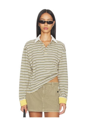 LIONESS x REVOLVE Countryside Jersey Polo in Grey. Size L. Also in S, XXS, XS, M, XL.