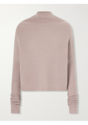 Rick Owens - Crater Cashmere-blend Turtleneck Sweater - Pink - x small,small,medium,large,x large