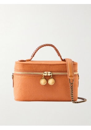 Stella McCartney - Falabella Vanity Metallic Vegetarian Leather Shoulder Bag - Orange - One size