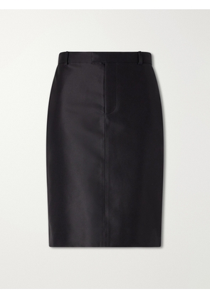 Gucci - Silk-faille Mini Skirt - Black - IT38,IT40,IT42,IT44,IT46