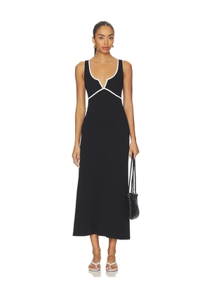 LSPACE Sayge Maxi Dress in Black. Size L. Also in S, XS, M.