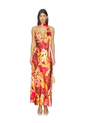 LSPACE With Love Maxi Dress in Orange. Size L. Also in S, XS, M.