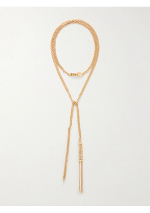 Chloé - Logo-embellished Gold-tone Necklace - One size