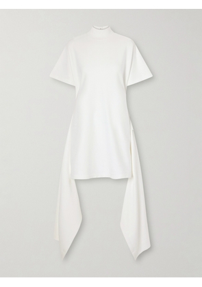 Alaïa - Cotton-blend Jersey Mini Dress - White - FR 34,FR 36,FR 38,FR 40,FR 42,FR 44