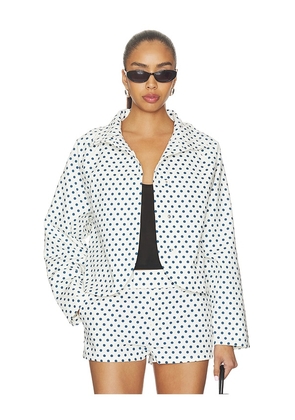 Lovers and Friends Lucia Jacket in White. Size L. Also in XXS, XS, S, M, XL.