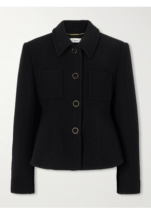 Chloé - Wool-blend Bouclé Jacket - Black - FR 34,FR 36,FR 38,FR 40,FR 42,FR 44,FR 46