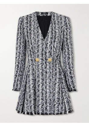 Balmain - Tweed Mini Dress - Black - FR 34,FR 36,FR 38,FR 40,FR 42