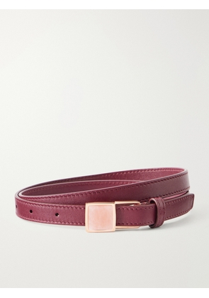 Gabriela Hearst - Nina Leather Belt - Burgundy - XS,S,M,L