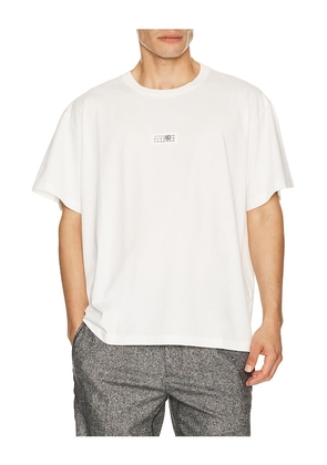 MM6 Maison Margiela Tee Shirt in White. Size L. Also in S, M, XL/1X.