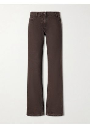 Magda Butrym - Mid-rise Straight-leg Jeans - Brown - FR 34,FR 36,FR 38,FR 40,FR 42