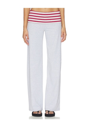 LIONESS Jetset Pant in Red. Size L. Also in S, XXS, XS, M, XL.