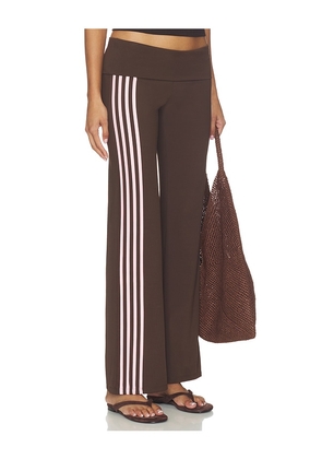 LIONESS Layover Pant in Chocolate. Size L. Also in S, XXS, XS, M, XL, XXL.