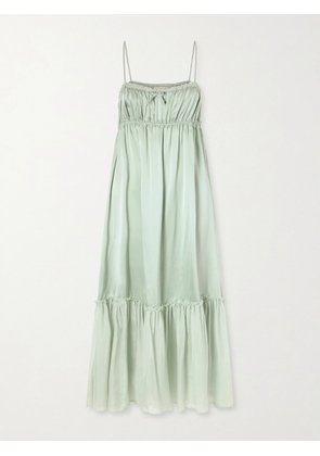 Ulla Johnson - Marielle Silk Maxi Dress - Green - US00,US0,US2,US4,US6,US8,US10,US12