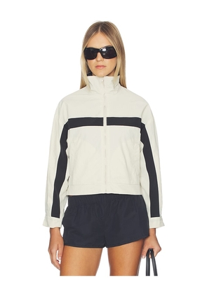 LIONESS Essential Windbreaker in Beige. Size L. Also in XXS, XXL.