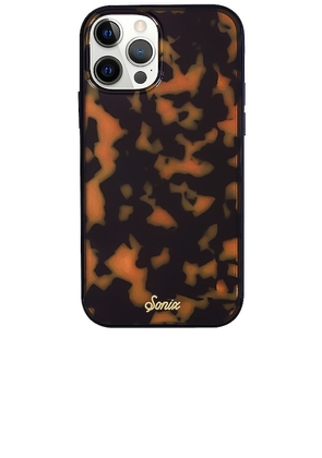 Sonix Clear Coat iPhone 12/12 Pro Case in Brown.