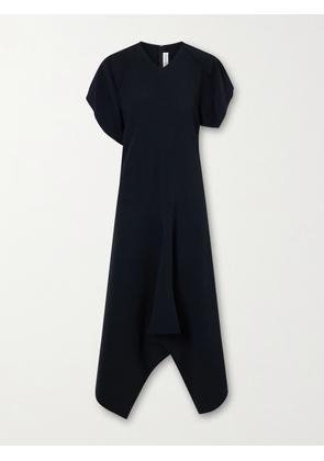 Victoria Beckham - Draped Jersey Midi Dress - Black - UK 4,UK 6,UK 8,UK 10,UK 12,UK 14