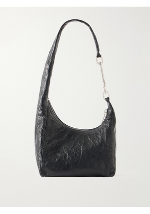 Rick Owens - Disco Gemini Crinkled-leather Shoulder Bag - Black - One size