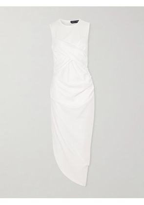 Proenza Schouler - Zafira Cotton-jersey Midi Dress - White - US0,US2,US4,US6,US8,US10,US12