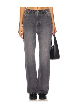 ROLLA'S 90s Relaxed Wide Leg Jeans in Grey. Size 25. Also in 24.