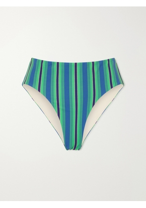 ALÉMAIS - Margo Striped Bikini Brief - Blue - xx small,x small,small,medium,large,x large