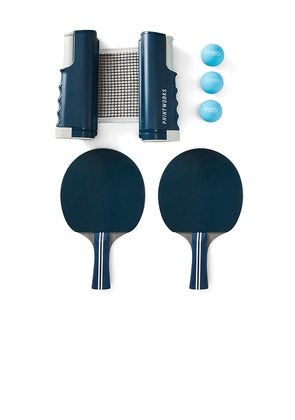 Printworks Ping Pong Portable Table Tennis in Blue.