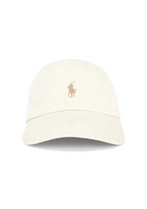 Polo Ralph Lauren Chino Sport Cap in Cream.