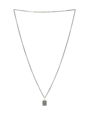 Serge de Nimes Chrysanth Necklace in Metallic Silver.