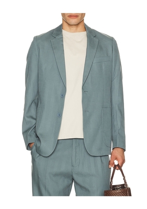 Percival Lyocell Regular Blazer in Blue. Size 36. Also in 38, 42.