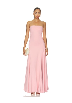 Susana Monaco Gathered Waist Tube Dress in Pink. Size L. Also in M, S, XL, XS.