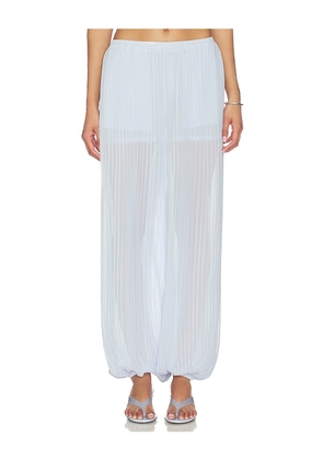 Steve Madden Deja Pant in Baby Blue. Size L. Also in S, XS, M, XL.