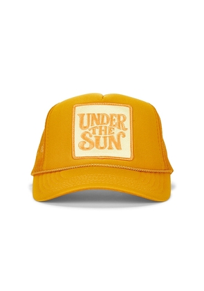 Friday Feelin Under The Sun Hat in Yellow.