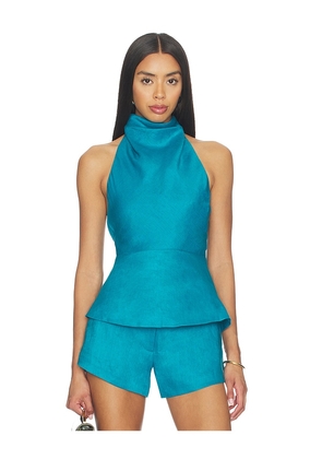Shani Shemer Breielle Top in Teal. Size L. Also in M.