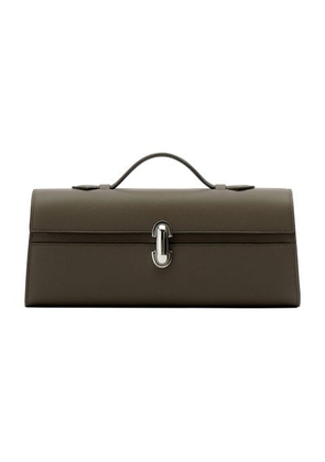 Symmetry slim calfskin clutch bag
