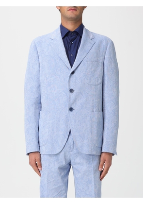 ETRO Jacket Men color Blue