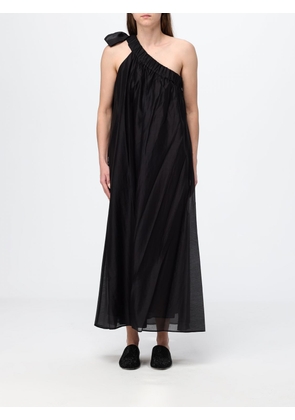 MEIMEIJ One-Shoulder Pleated Asymmetrical Midi Cocktail Dress